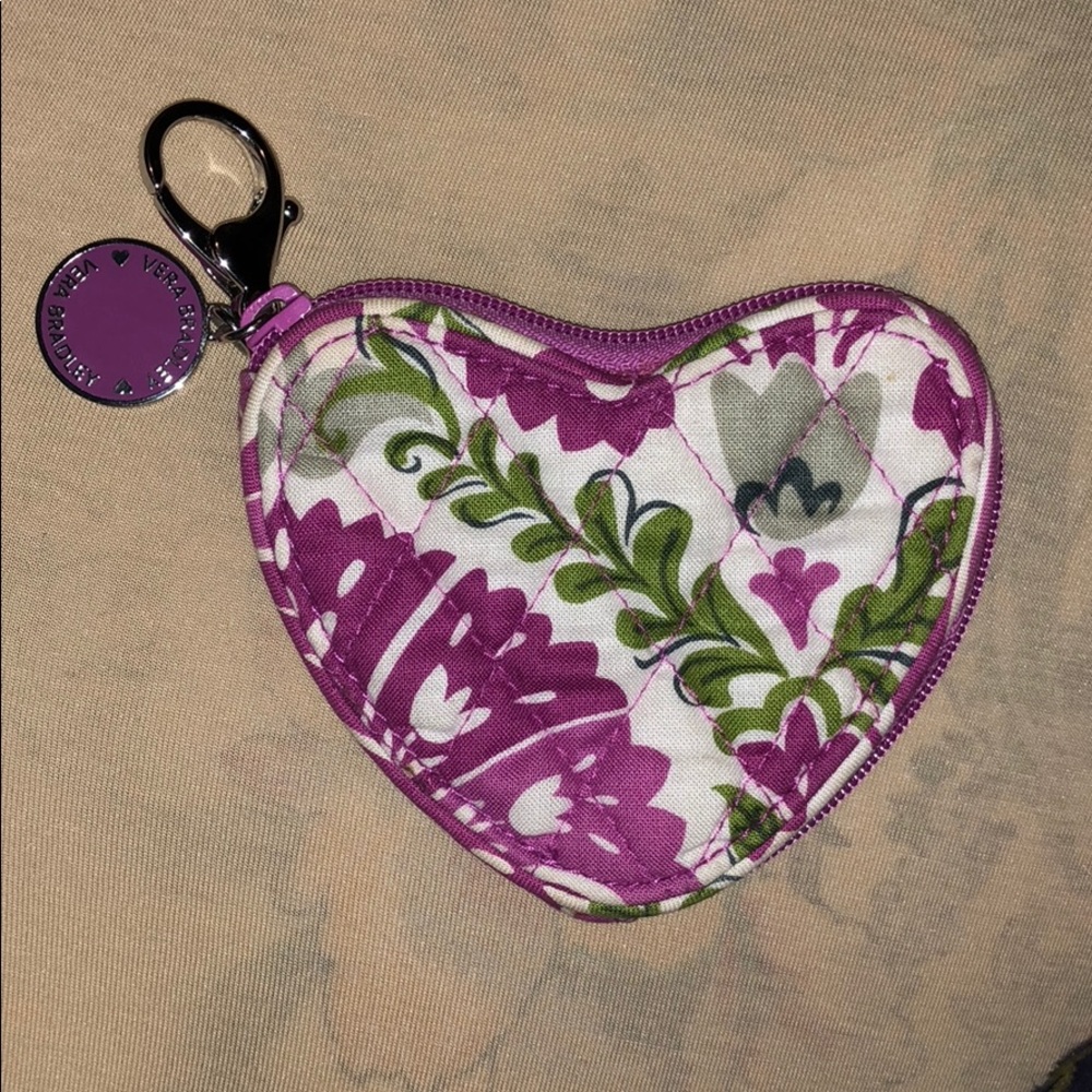 Vera Bradley Heart Coin Purse!